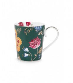 alphabet-mug-floral-fantasy-green-n-350ml 1